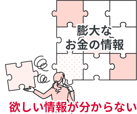 膨大なお金の情報